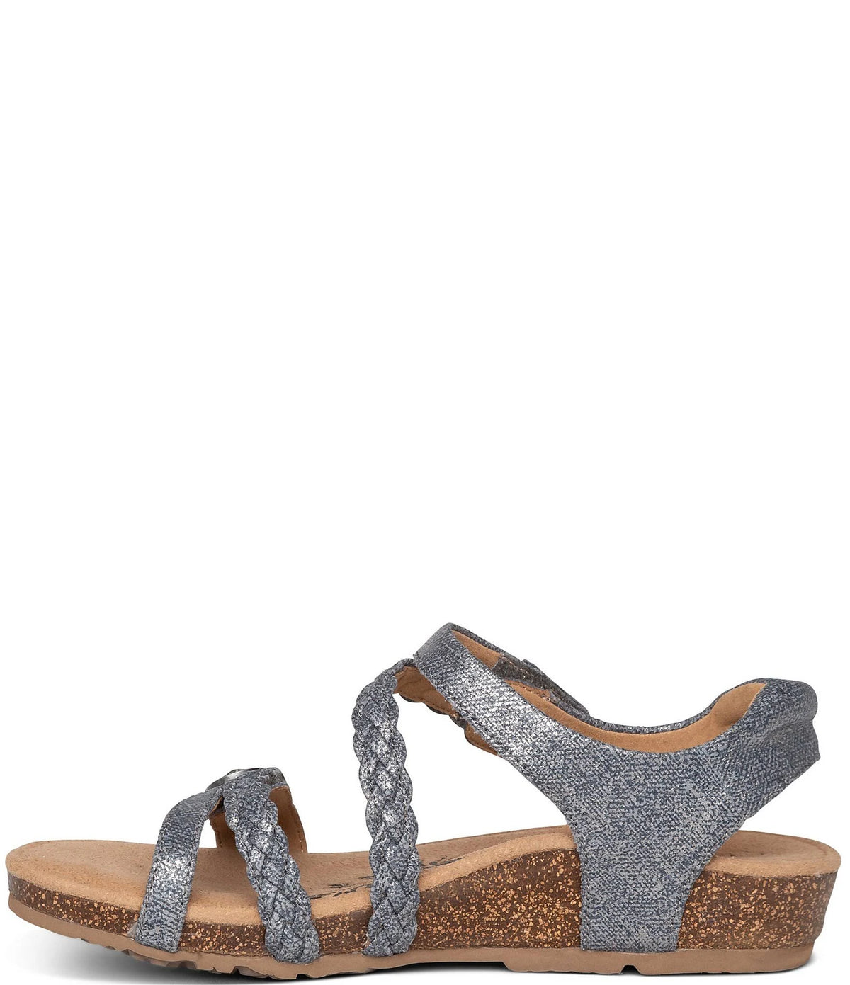 Jillian Braided Quarter Strap Gold Shoes N775885