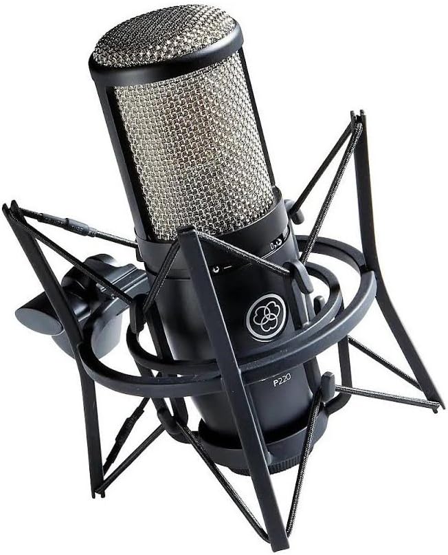 Condenser Microphone with Studio Stand, Pop Filter and XLR Cable W49186