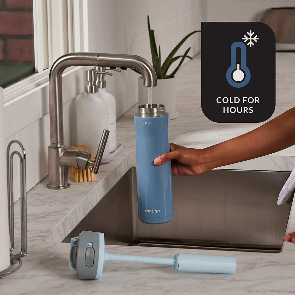 24 oz Stainless Steel Filter Bottle B655511