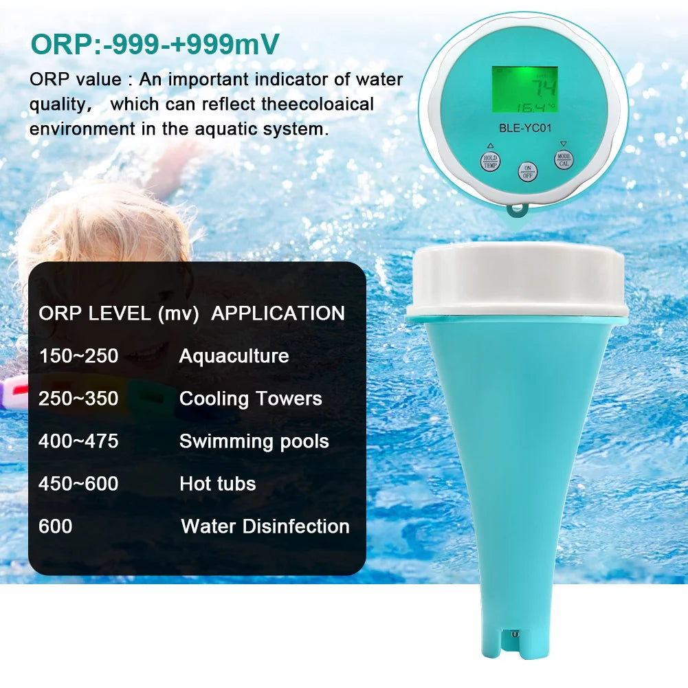 6 in 1 Water Quality Tester with LCD Display I32401