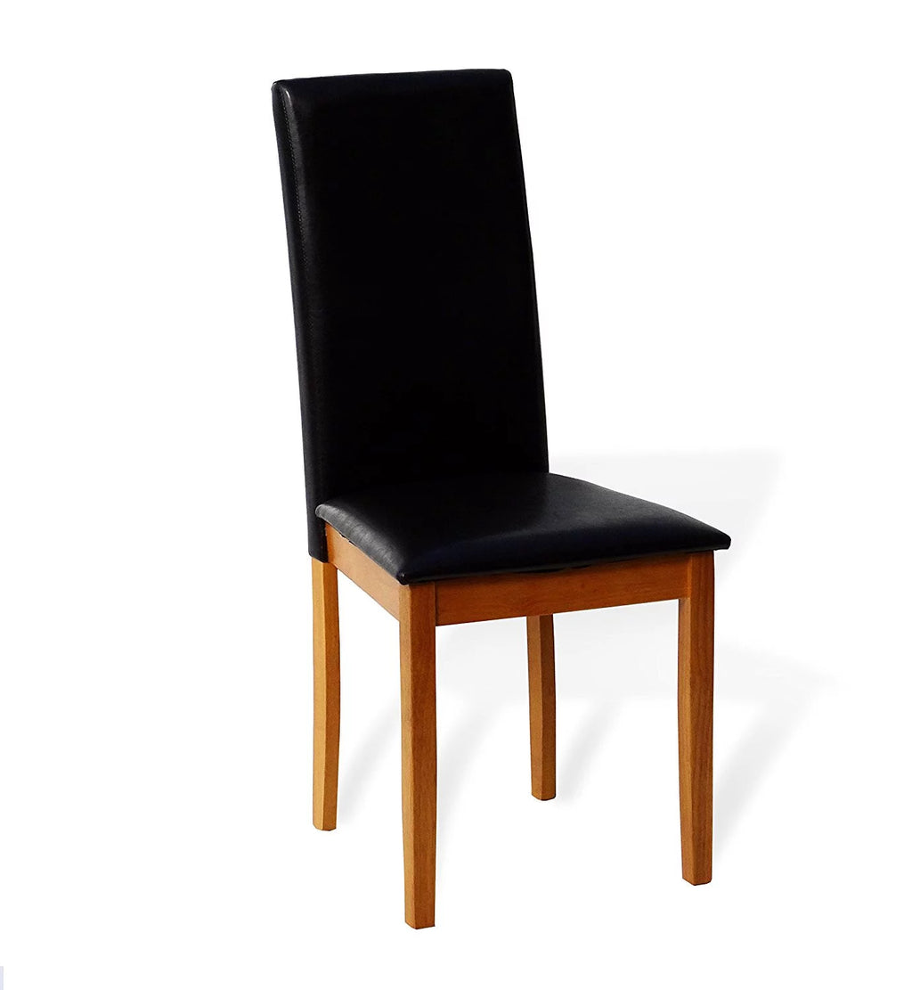 Wooden Side Chair with Padded Seat U664696