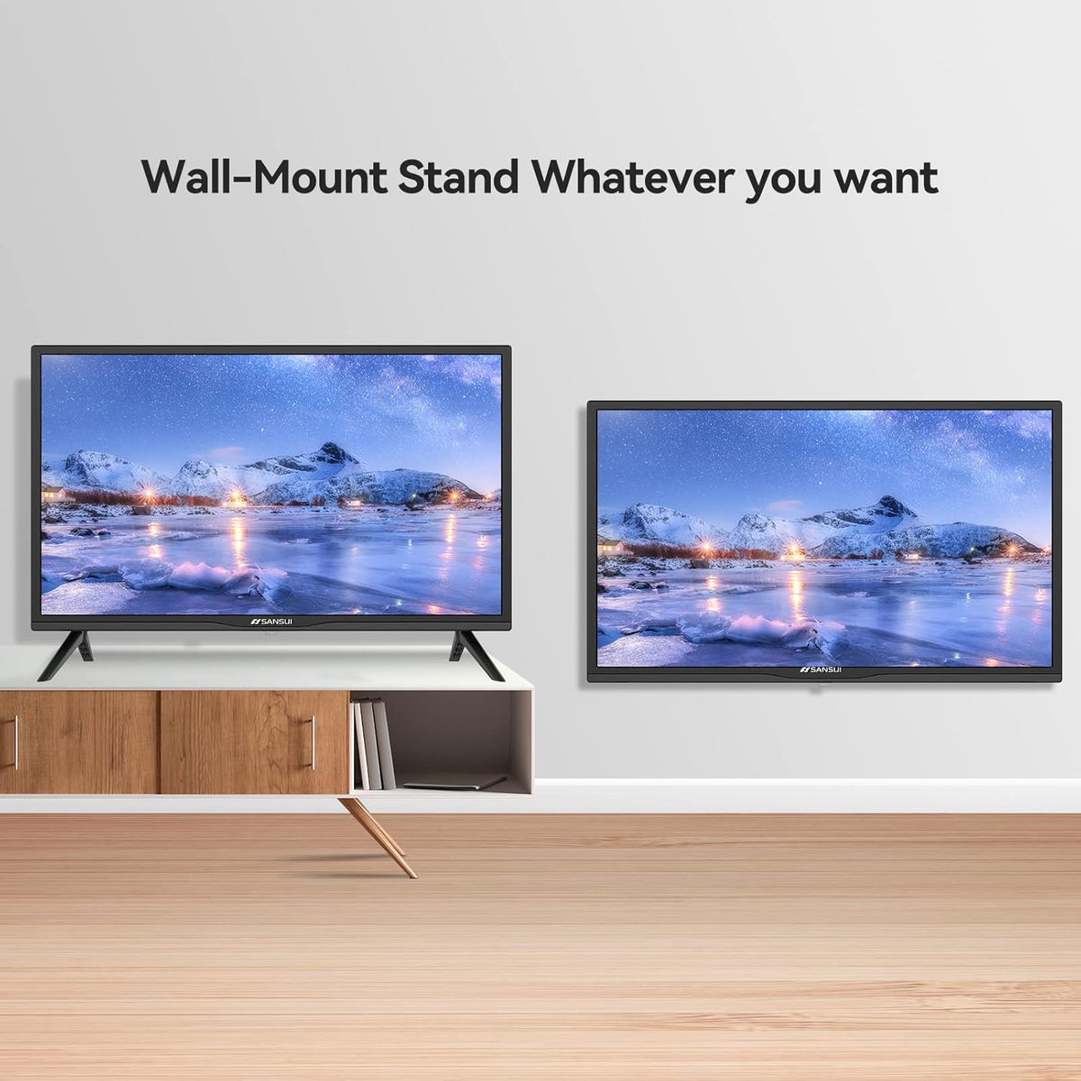 24 inch HD LED TV with HDMI, USB, VGA, Dolby Audio N41415