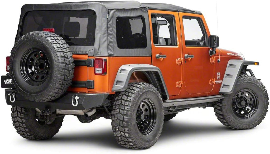 Textured Black Rock Sliders with LED Rock Lights X139