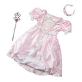3 pcs Pink Gown Tiara Wand Costume Set H67608