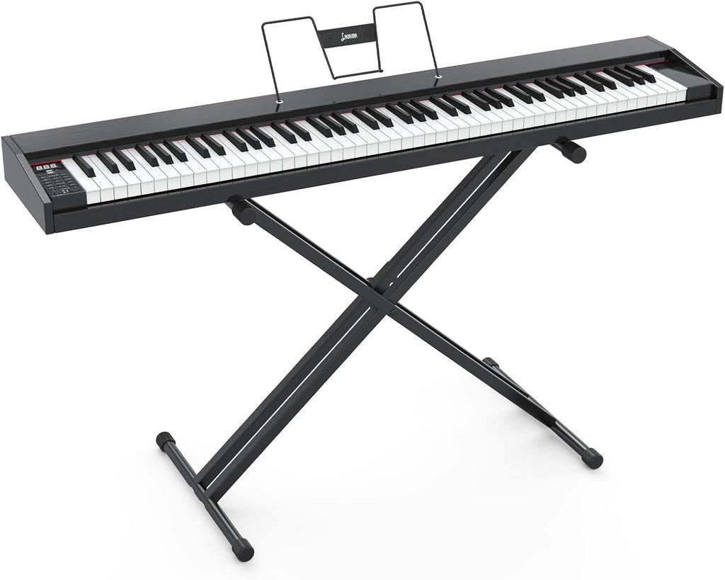White 88 Key Digital Piano with Stand E637881