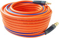 Orange 3/8”ID x 100ft 300PSI Air Compressor Hose with 1/4” Brass Coupler, Pack of 2 M399862