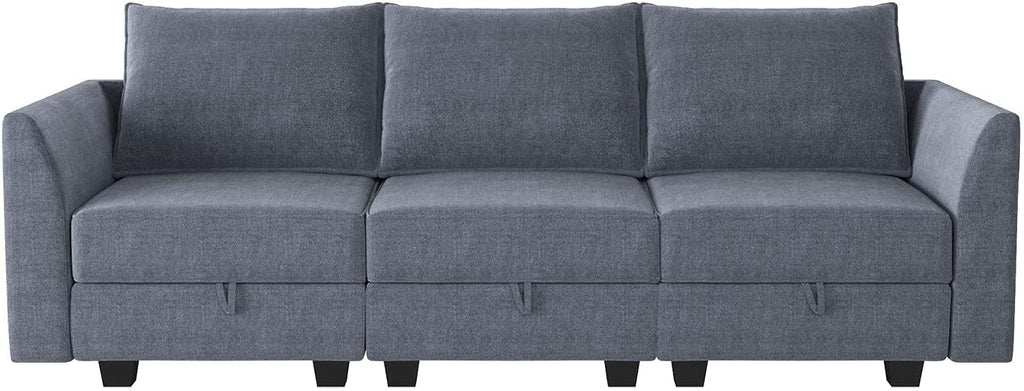 Bluish Gray 3-Seater Sectional Sofa R201180