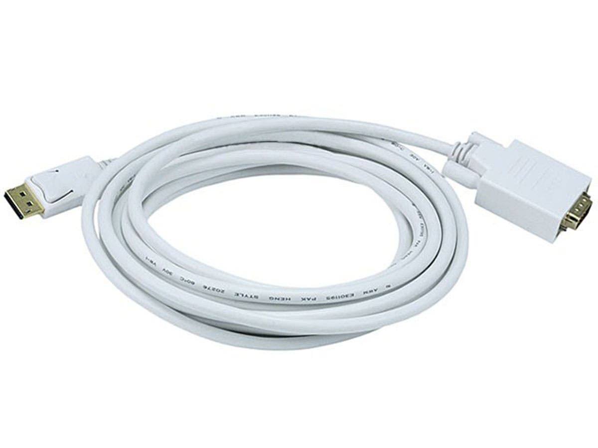 15 ft DisplayPort to VGA Cable White K984