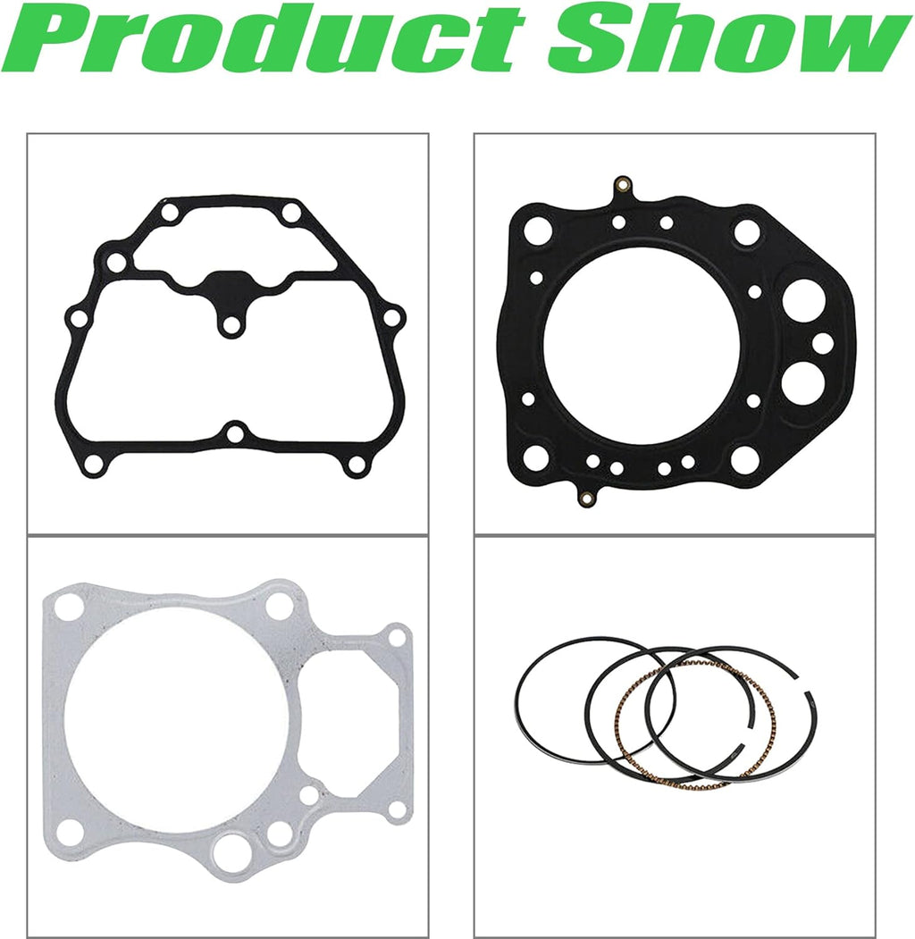 Cylinder Piston Gasket Top End Rebuild Kit for Honda Rancher TRX420 2007-2018 Z6013