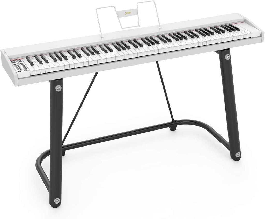 White 88 Key Digital Piano with Stand E637881
