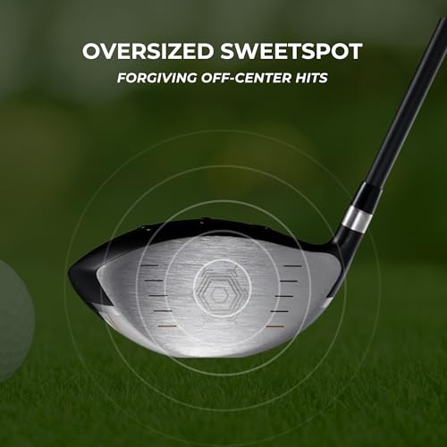 Titanium Driver Golf Club, Right-Handed, Graphite Shaft I52815