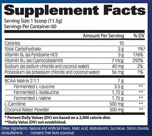 Orange Burst BCAAs - 60 Servings M8761