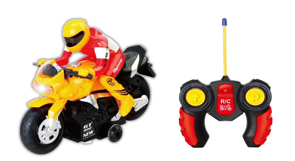Yellow RC Motocycle Remote Control Toy I73096