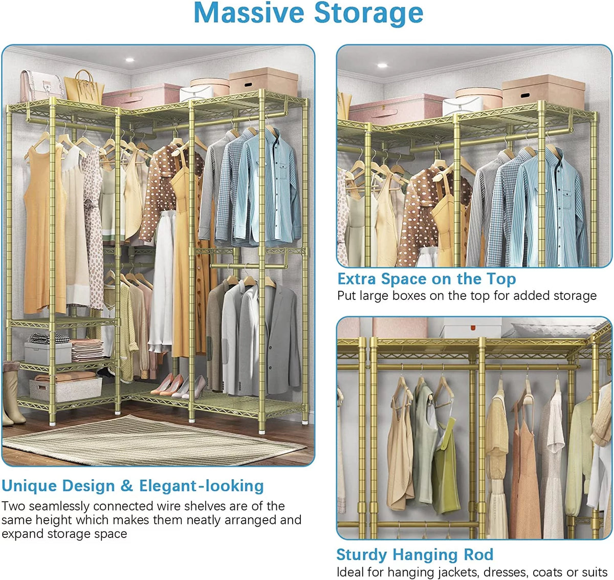 L Shape Garment Rack Z578568