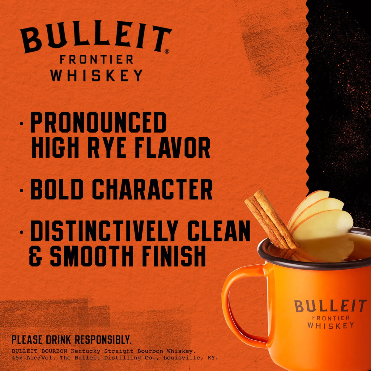 Bourbon Whiskey, 750 mL, 45% ABV E8501