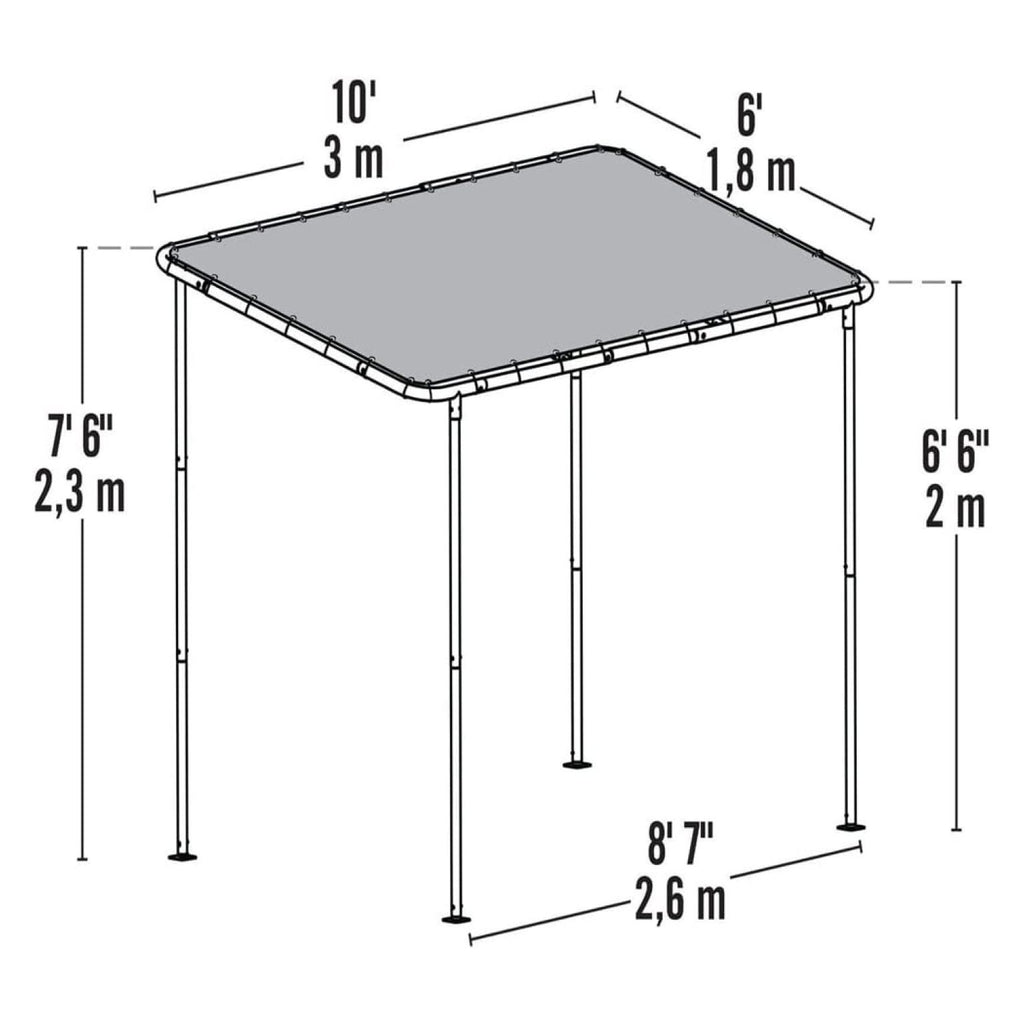 10' x 6' Gazebo Canopy O894