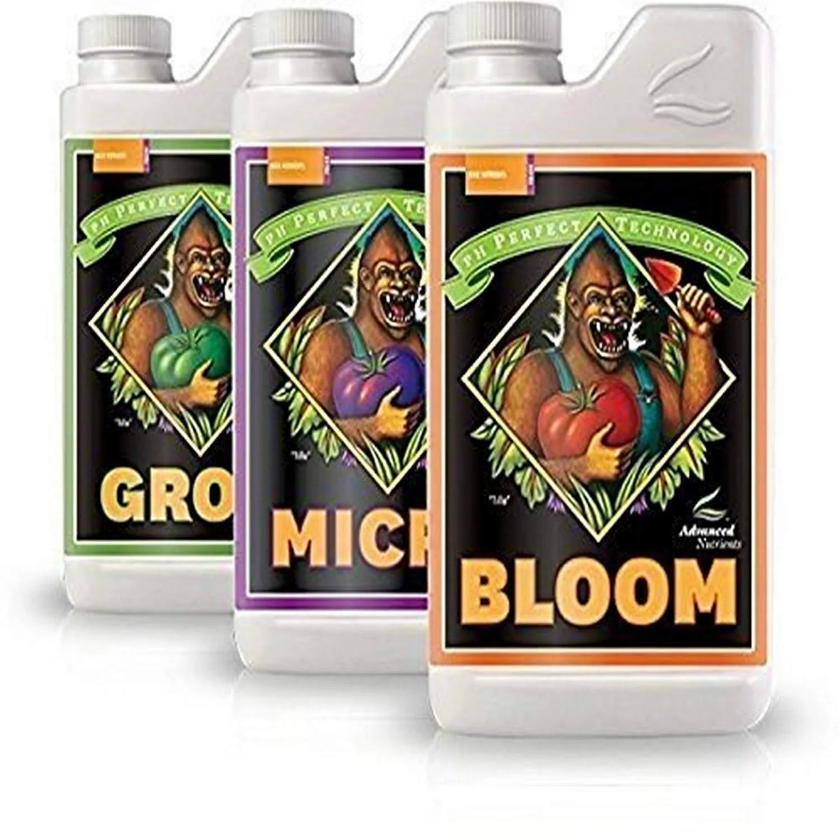 Bloom, Micro, Grow Fertilizer Bundle, 500ml Each X25482