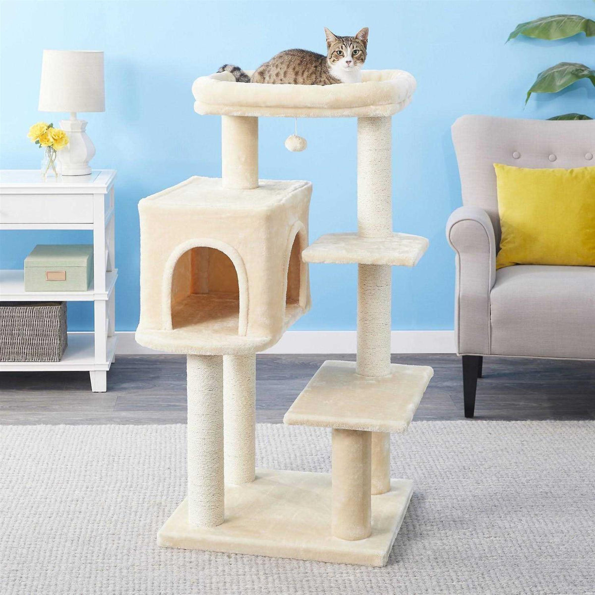 48-in Heavy Duty Faux Fur Cat O586