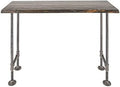 Live Edge Wood Console Table with Industrial Pipe Legs C999
