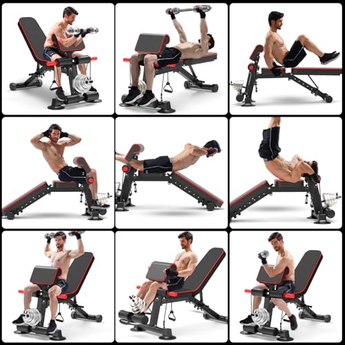 Adjustable Foldable Incline Decline Weight Bench Y604762