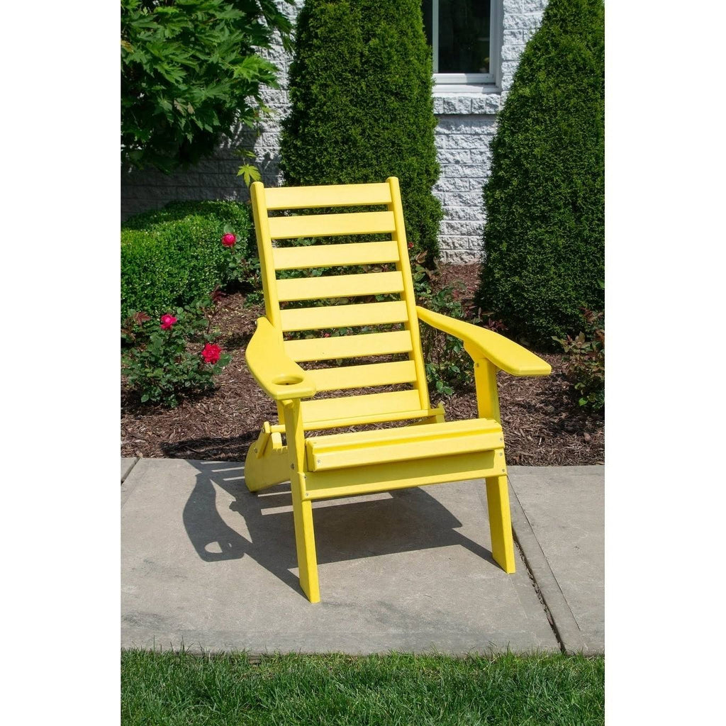 Dove Gray Ladderback Folding Adirondack Chair L4220