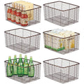 Metal Wire Kitchen Pantry Storage Organizer Bin W65827