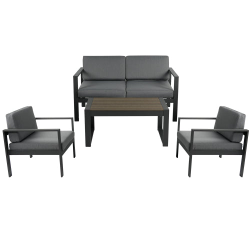 Aluminum 4 Piece Sofa Seating Group E3062
