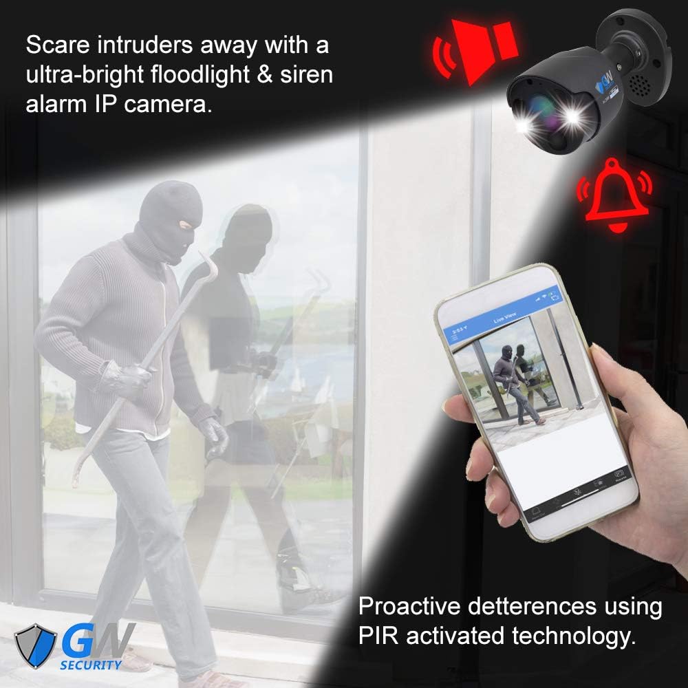 16 Channel 4K NVR Security Camera System with 16 x 5MP IP Camera T403