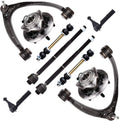12pcs Suspension Kit with Control Arm Ball Joint Sway Bar Tie Rod Wheel Hub E372680