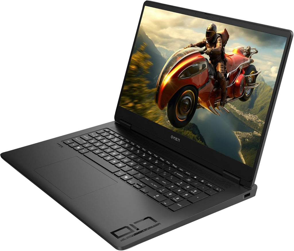 Black 17.3" QHD Gaming Laptop with AMD Ryzen 7 8845HS, 64 GB DDR5 Ram, 2 TB PCIe SSD, Nvidia Geforce RTX 4070, W11 Home U883056