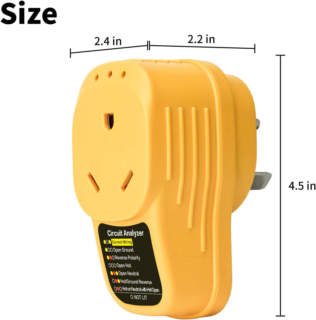 30 Amp RV Surge Protector with LED Indicator Light Y58814