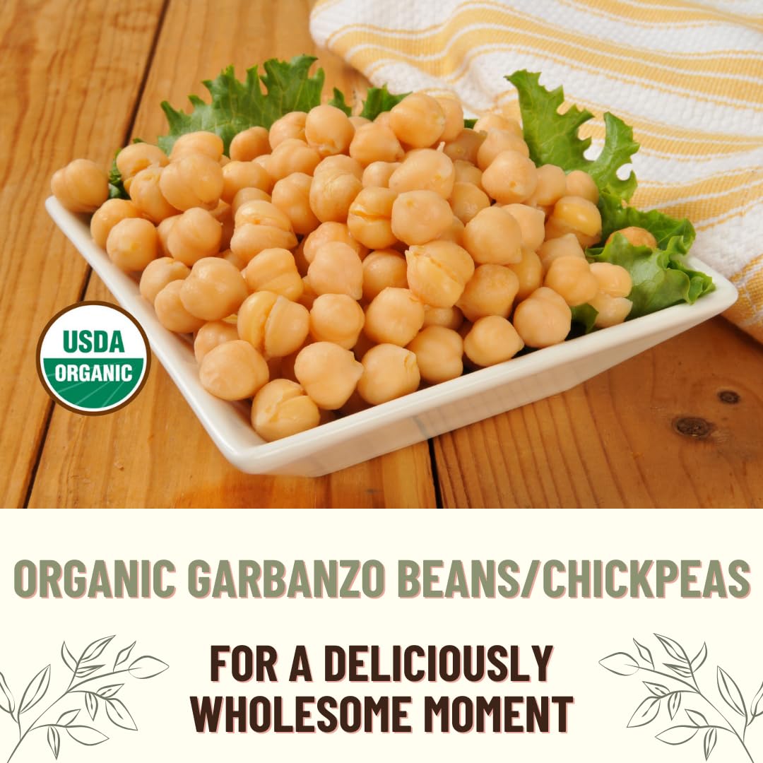 40 lb Certified Organic Dried Garbanzo Beans N9607