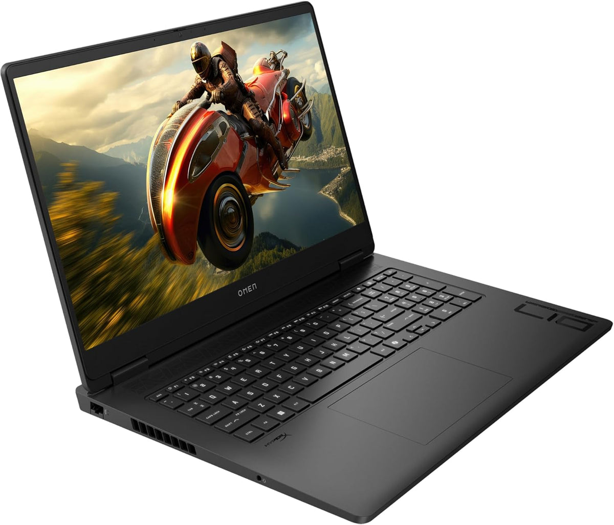Black 17.3" QHD Gaming Laptop with AMD Ryzen 7 8845HS, 64 GB DDR5 Ram, 2 TB PCIe SSD, Nvidia Geforce RTX 4070, W11 Home U883056
