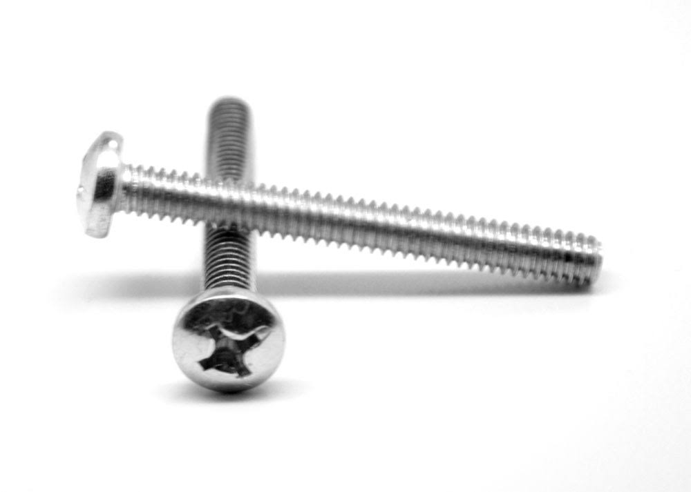 #8-32 x 3 1/4 Coarse Thread Phillips Pan Head Machine Screw D511