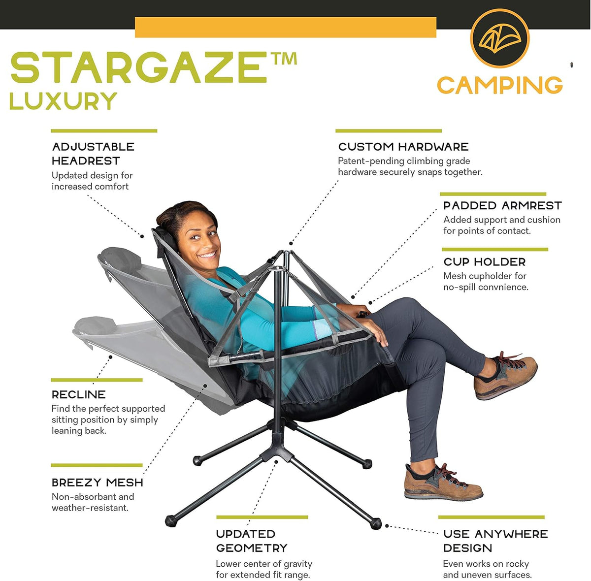 Luxury Recliner Camp Chair W883