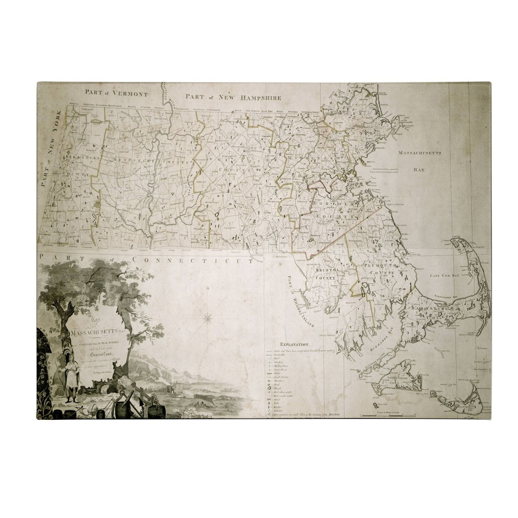 Massachusetts 1801 Canvas Art Q5280