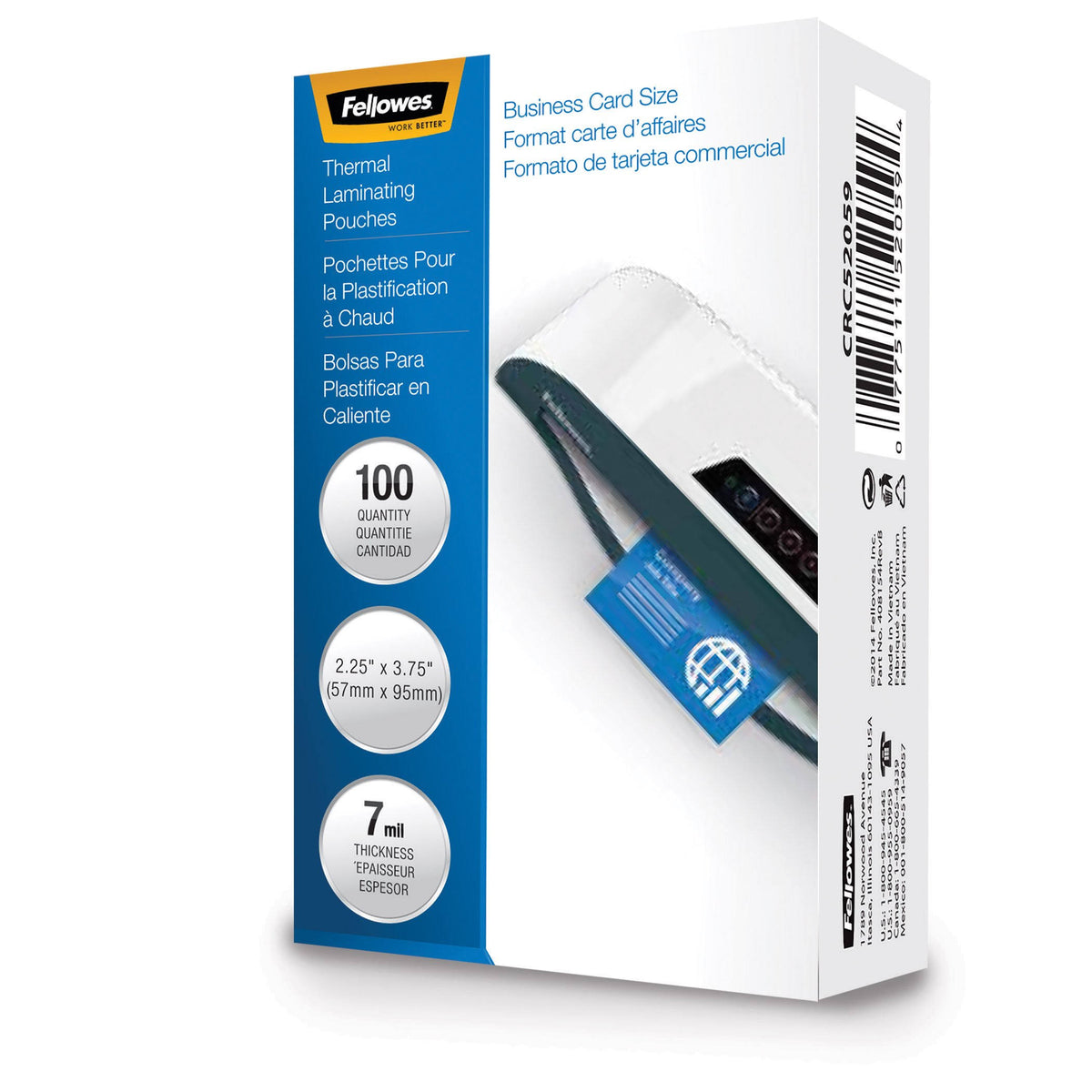 Business Card 7 Mil 100 Pack Q534495