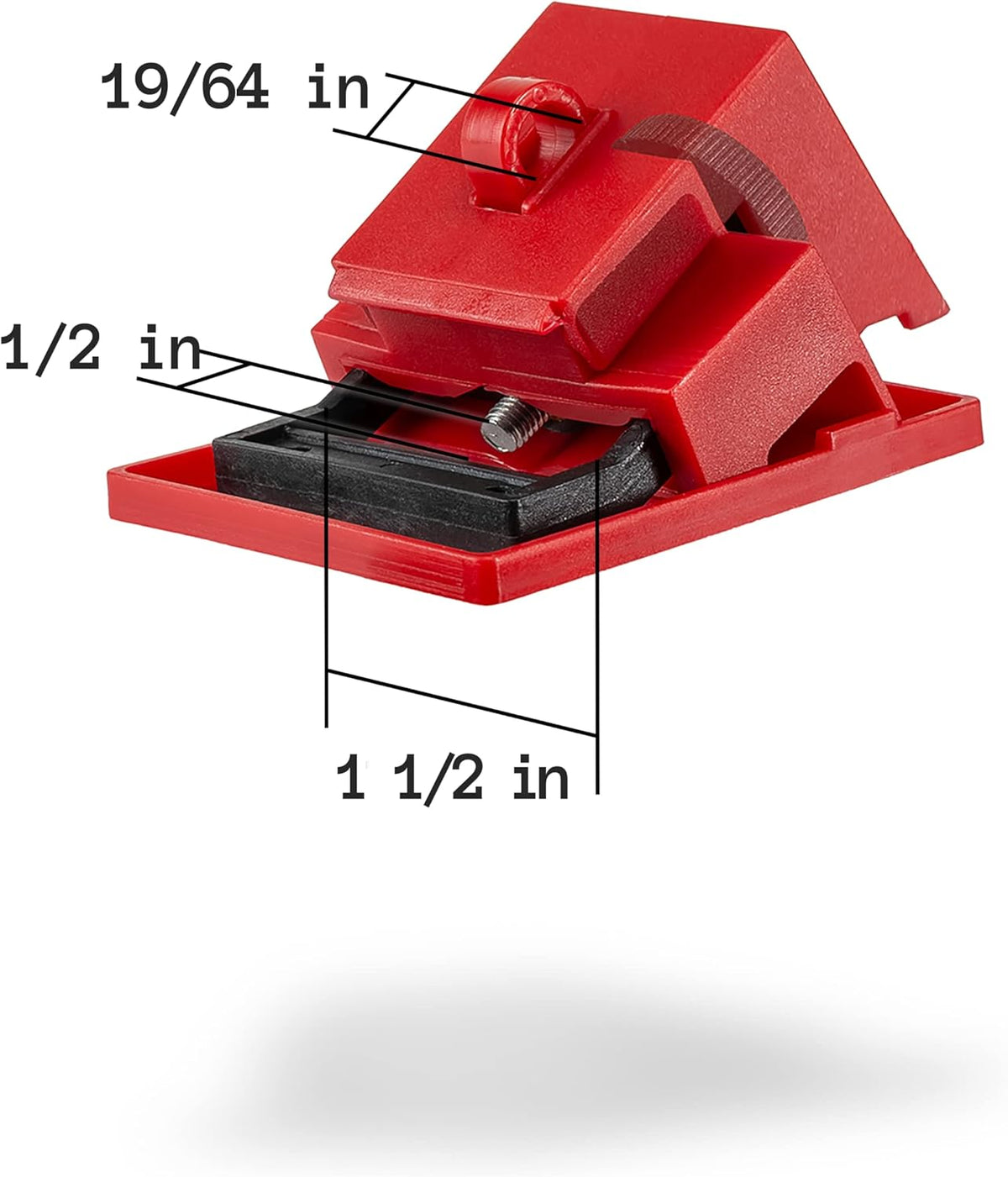 Breaker Lockout Tagout Kit with Red Safety Padlocks, Hasps, Tags X12069