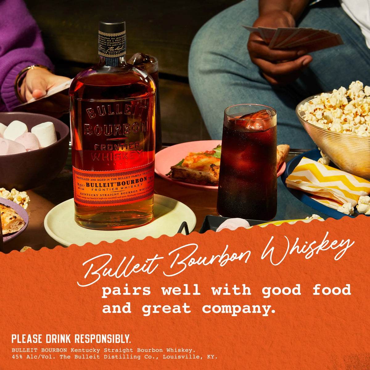 Bourbon Whiskey, 750 mL, 45% ABV E8501