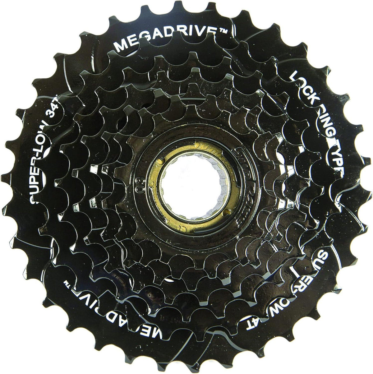 Black 7 Speed Freewheel Cassette Sprocket J39414
