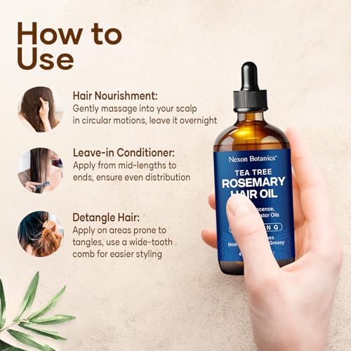 Tea Tree Rosemary Oil 4 fl oz Hair Oil Y480