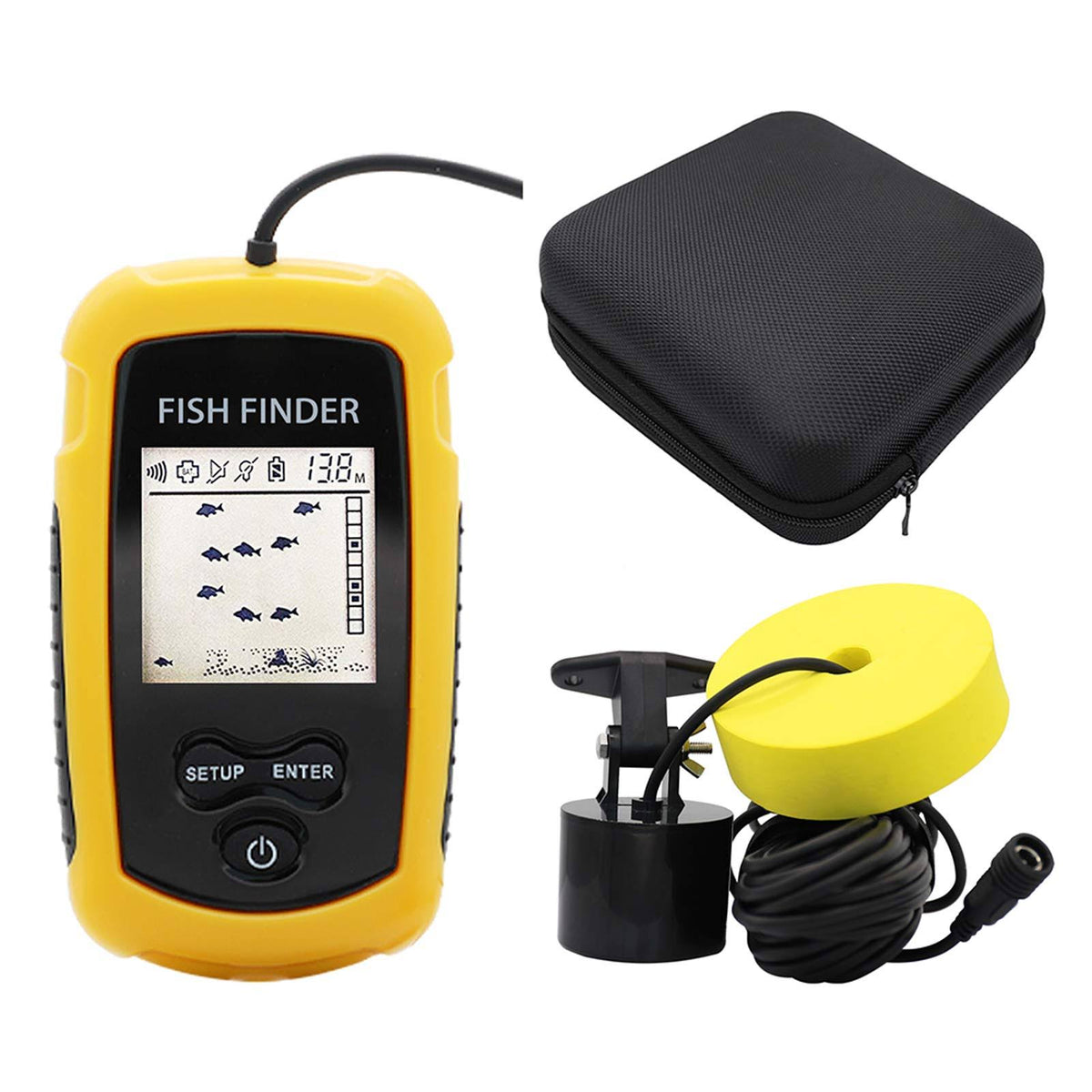 Portable Handheld Fish Finder with Sonar Sensor F83006