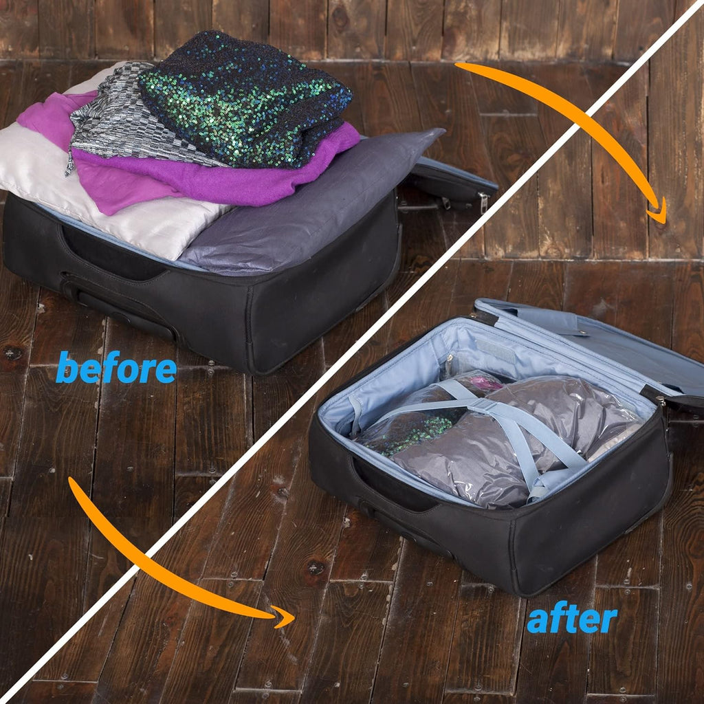 8 Space Saver Bags Roll-Up Compression Packing B1430