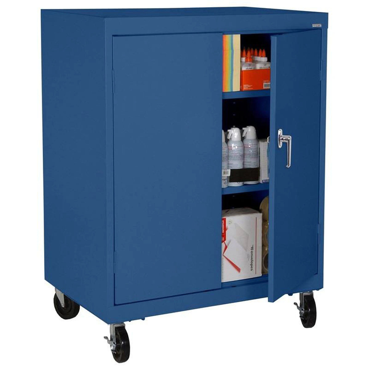Blue Work Height Storage Cabinet X176