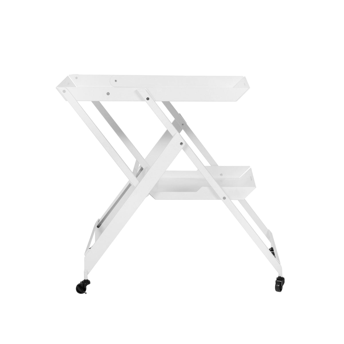 Black Folding Server Cart L390031