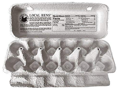 12-Egg Paper Pulp Egg Carton - 50 Pack U5635