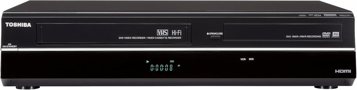 Black DVD/VHS Recorder with Built in Tuner S527