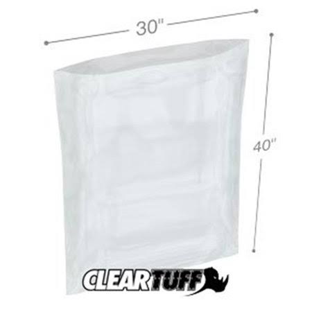 Clear Poly Bags 30 x 40 in. 0.002 Gauge Case of 250 L230886