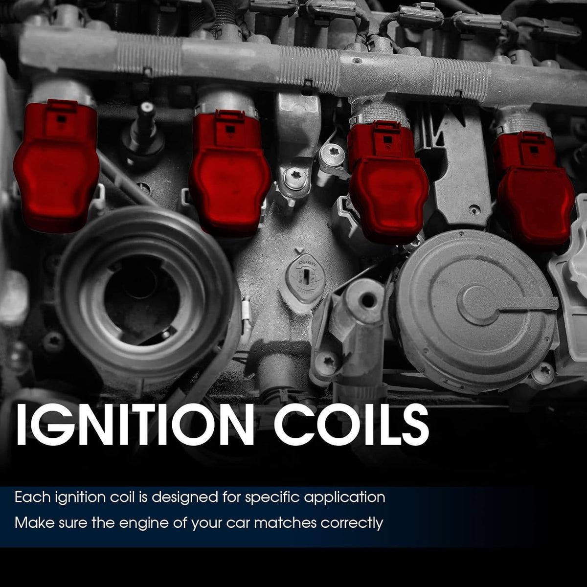 Set of 6 Ignition Coils F5032