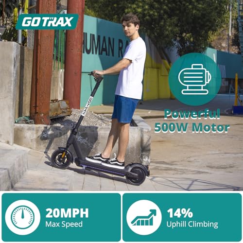 500W Motor 10" Solid Tire Foldable Electric Scooter B82214